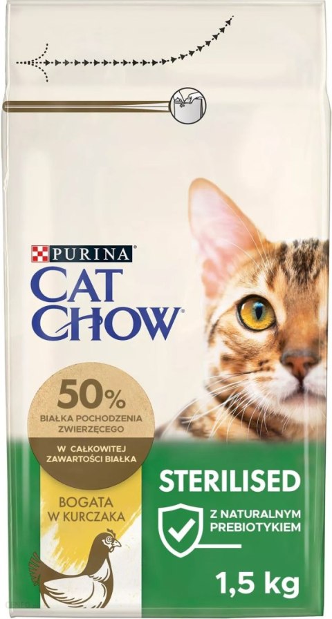 Cat Chow Special Care Sterilized Bogata W Kurczaka 1,5kg