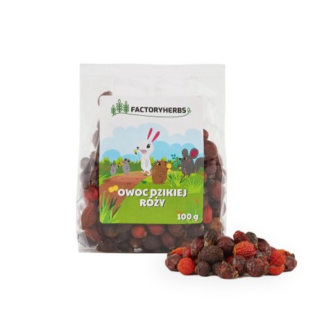 FactoryHerbs Owoc Dzikiej Róży 100g
