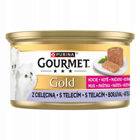Gourmet Gold Kitten - Mus Z Cielęciną 85g
