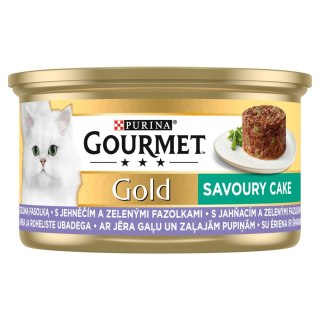 Gourmet Gold Savoury Cake Z Jagnięciną I Zieloną Fasolą 85g