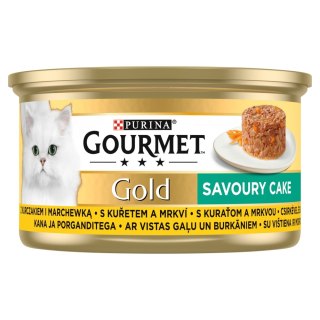 Gourmet Gold Savoury Cake Z Kurczakiem I Marchewką 85g