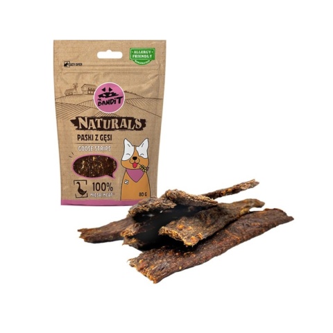 Mr. Bandit Naturals Paski Z Gęsi 80g