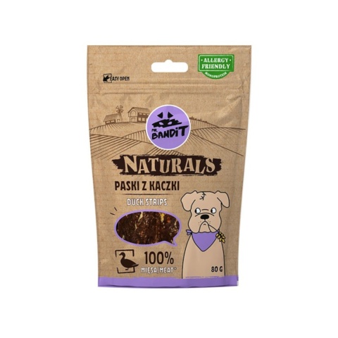 Mr. Bandit Naturals Paski Z Kaczki 80g