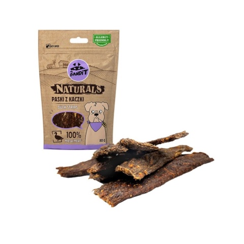 Mr. Bandit Naturals Paski Z Kaczki 80g