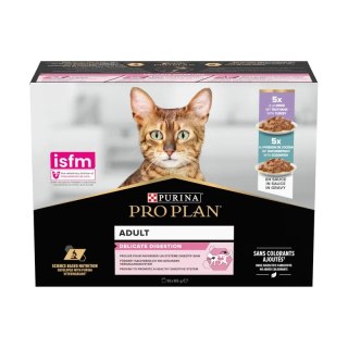 Pro Plan Delicate Indyk,ryba Multipack 10x85g