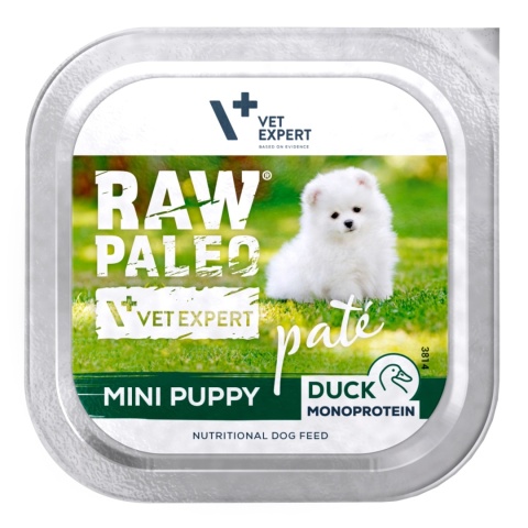 Raw Paleo Kaczka Pate Mini Puppy 150g