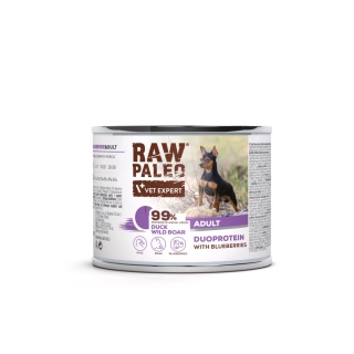 Raw Paleo Kaczka&Dzik Adult 200g