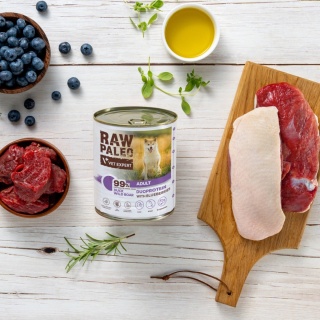 Raw Paleo Kaczka&Dzik Adult 200g