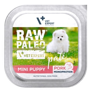 Raw Paleo Wieprzowina Pate Mini Puppy 150g