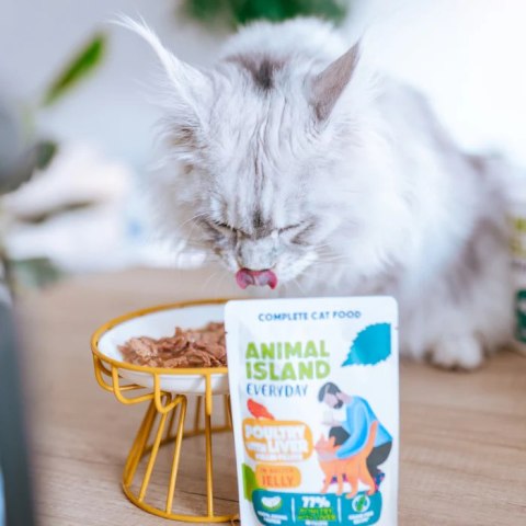 Animal Island Fileciki Z Drobiu i Wątróbki W Galarecie 85g