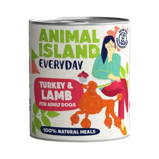 Animal Island Indyk Jagnięcina 800g