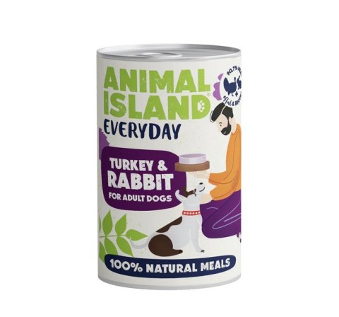 Animal Island Indyk Królik 400g