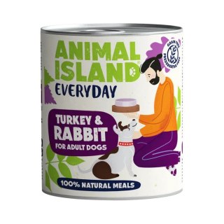 Animal Island Indyk Królik 800g