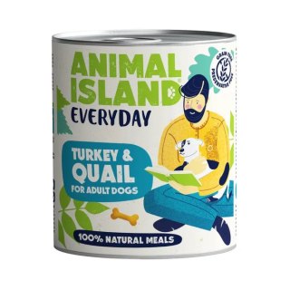 Animal Island Indyk Przepiórka 800g
