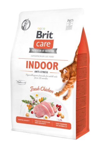 Brit Care Cat Adult Indoor Anti-Stress Kurczak 400g