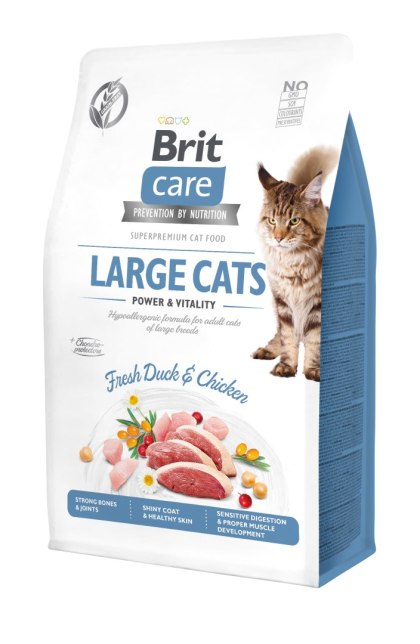 Brit Care Cat Adult Large Cats Kaczka Z Kurczakiem 400g