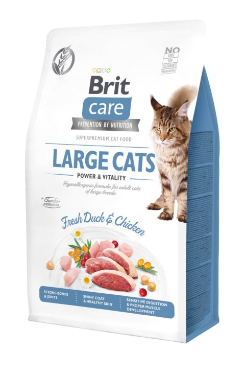 Brit Care Cat Adult Large Cats Kaczka Z Kurczakiem 400g