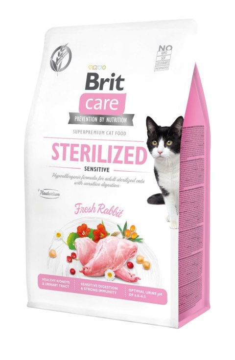 Brit Care Cat Adult Sterilized Sensitive Królik 400g