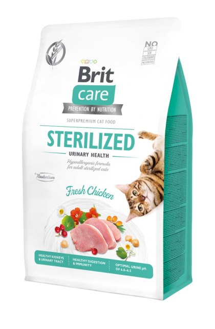 Brit Care Cat Adult Sterilized Urinary Kurczak 400g