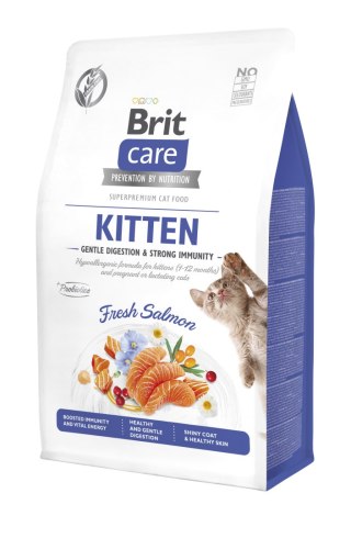 Brit Care Cat Kitten Digestion&Immunity Łosoś 400g