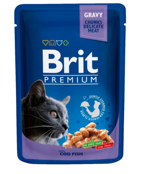 Brit Premium Cat Dorsz 100g