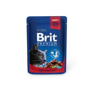 Brit Premium Cat Gulasz Wołowy I Groszek 100g