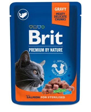 Brit Premium Cat Sterilised Łosoś 100g