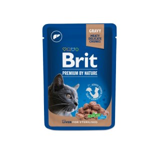 Brit Premium Cat Sterilised Wątróbka 100g