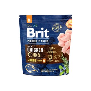 Brit Premium by Nature Junior M Kurczak 1kg