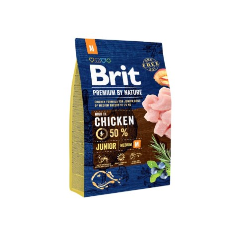 Brit Premium by Nature Junior M Kurczak 3kg
