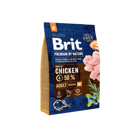 Brit Premium by Nature M Kurczak 3kg
