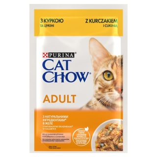 Cat Chow Adult GiJ Kurczak Cukinia Multipack 10x85g