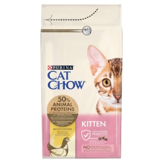 Cat Chow Kitten Bogata W Kurczaka 1,5kg