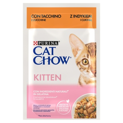 Cat Chow Kitten GiJ Indyk Cukinia 85g