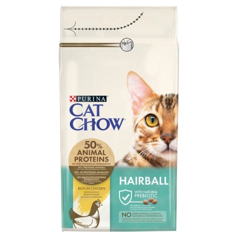 Cat Chow Special Care Hairball Control Bogata W Kurczaka 1,5kg