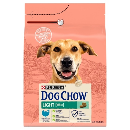 Dog Chow Light Indyk 2,5kg