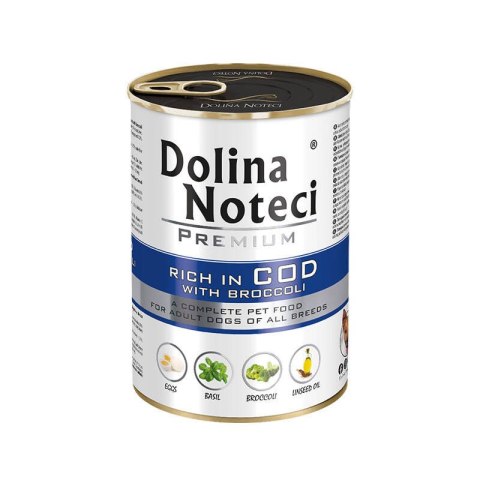 Dolina Noteci Premium Bogata w Dorsza z Brokułami 400g