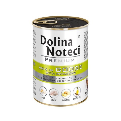 Dolina Noteci Premium Bogata w Gęś Z Ziemniakami 400g