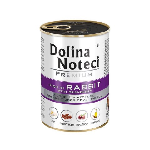 Dolina Noteci Premium Bogata w Królika 400g