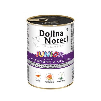 Dolina Noteci Premium Junior Bogata W Wą Wątróbkę Z Królika 400g