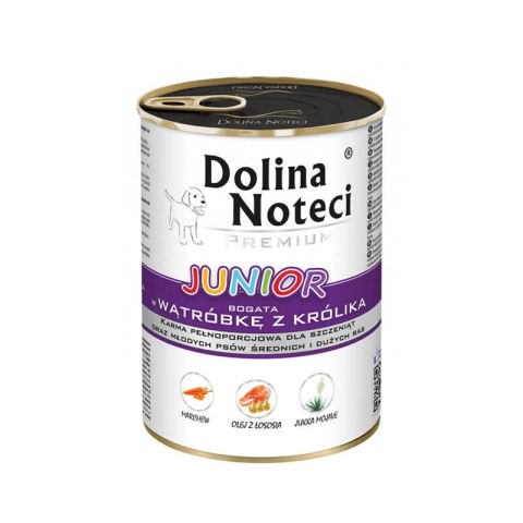 Dolina Noteci Premium Junior Bogata W Wą Wątróbkę Z Królika 400g