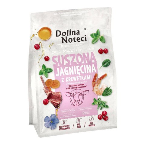 Dolina Noteci Premium Karma Suszona Dla Psa Dla Małych Ras Jagnięcina Z Krewetkami 3 Kg