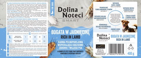 Dolina Noteci Smart Bogata W Jagnięcinę 400g