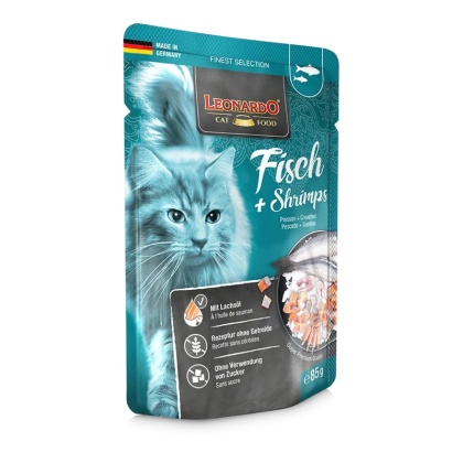 Leonardo Ryba&krewetki (rybne Menu) 85g