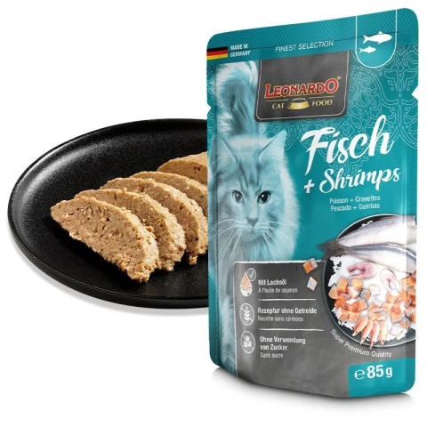 Leonardo Ryba&krewetki (rybne Menu) 85g