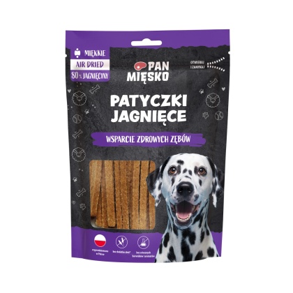 Pan Mięsko Przysmak Dla Psa Patyczki Jagnięce 80g