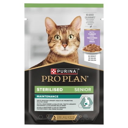 Pro Plan Sterilised Senior Z Indykiem W Sosie 85g