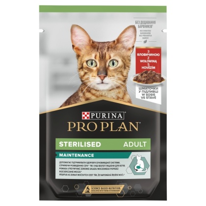 Pro Plan Sterilised Wołowina 85g