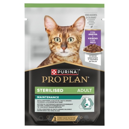 Pro Plan Sterilised Z Kaczką W Sosie 85g