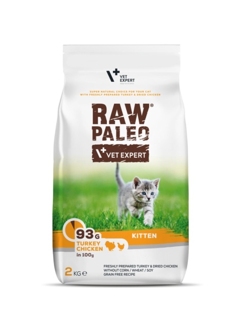Raw Paleo Kitten Indyk&Kurczak 2kg